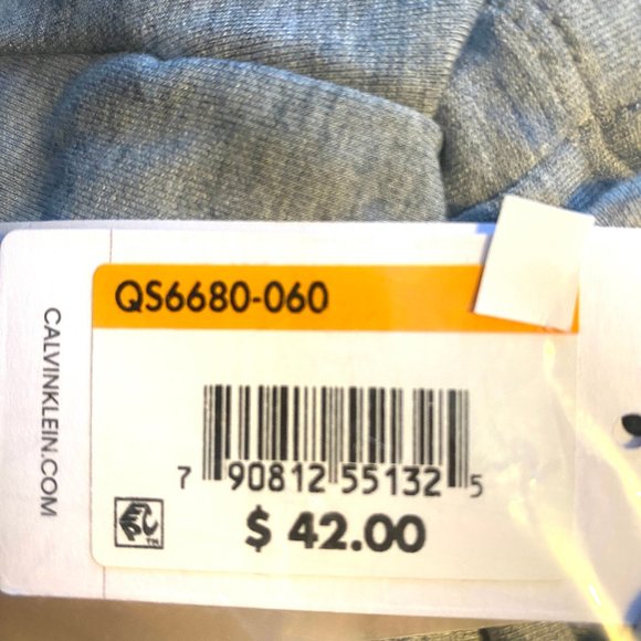 💖MEGA SALE💖Calvin Klein QS6680-060 Women's Pure Sleep Gray Viscose Short - Picture 8 of 8